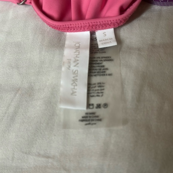 Jonathan Simkhai Belted Underwire One Piece Swimsuit - Picture 3 of 5